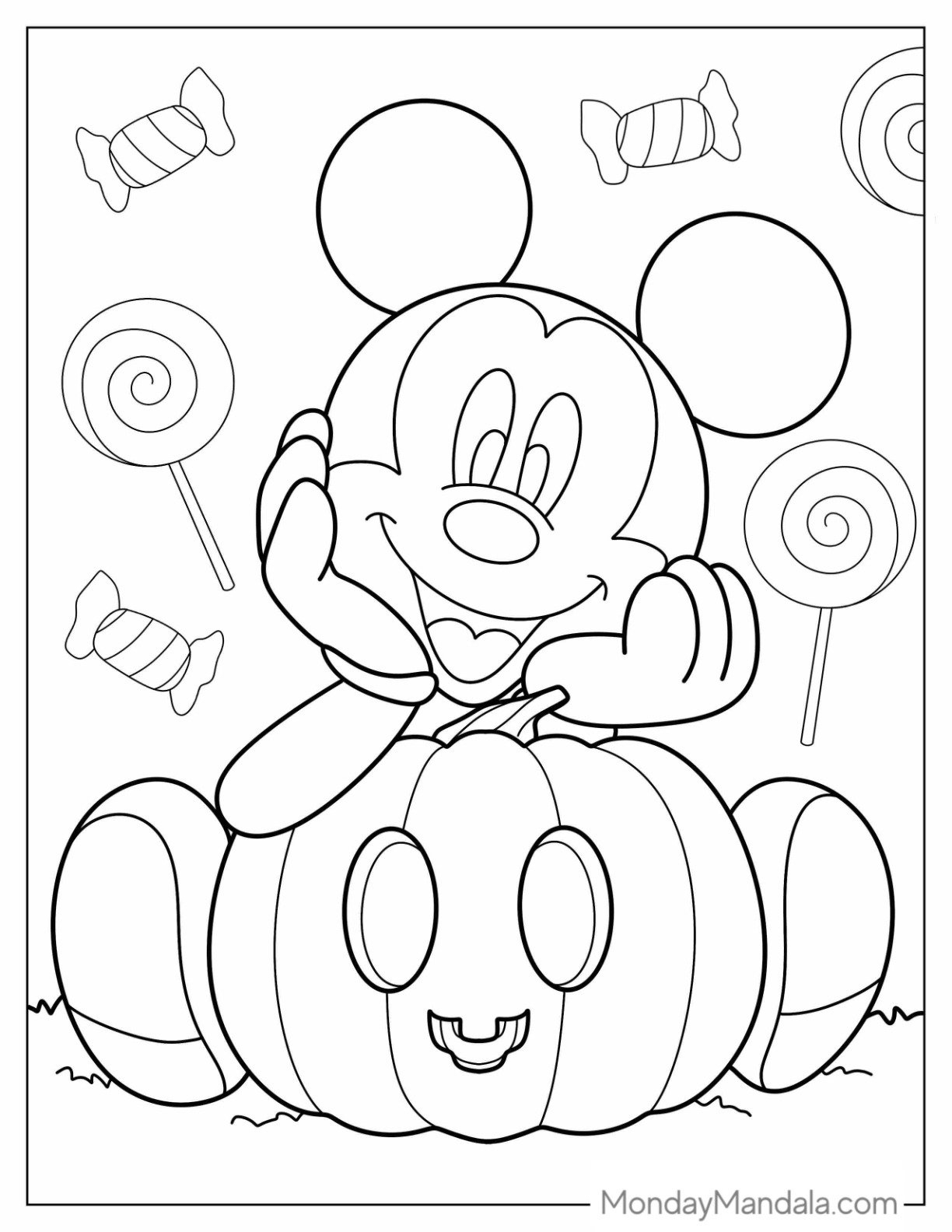 60 Pumpkin Coloring Pages (Free Pdf Printables) throughout Free Printable Pumpkin Color Sheets