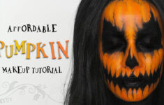 Affordable Pumpkin Halloween Makeup Tutorial With Wilko | Shonagh Scott in Zombie Pumpkin Face Paint