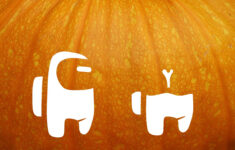 Among Us Template I Made, Feel Free To Download And Use :) : R throughout Among Us Pumpkin Carving Stencils Printable