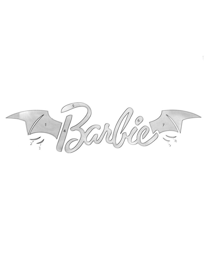 Barbie Pumpkin Stencil Printable Barbie Pumpkin Stencil Printable