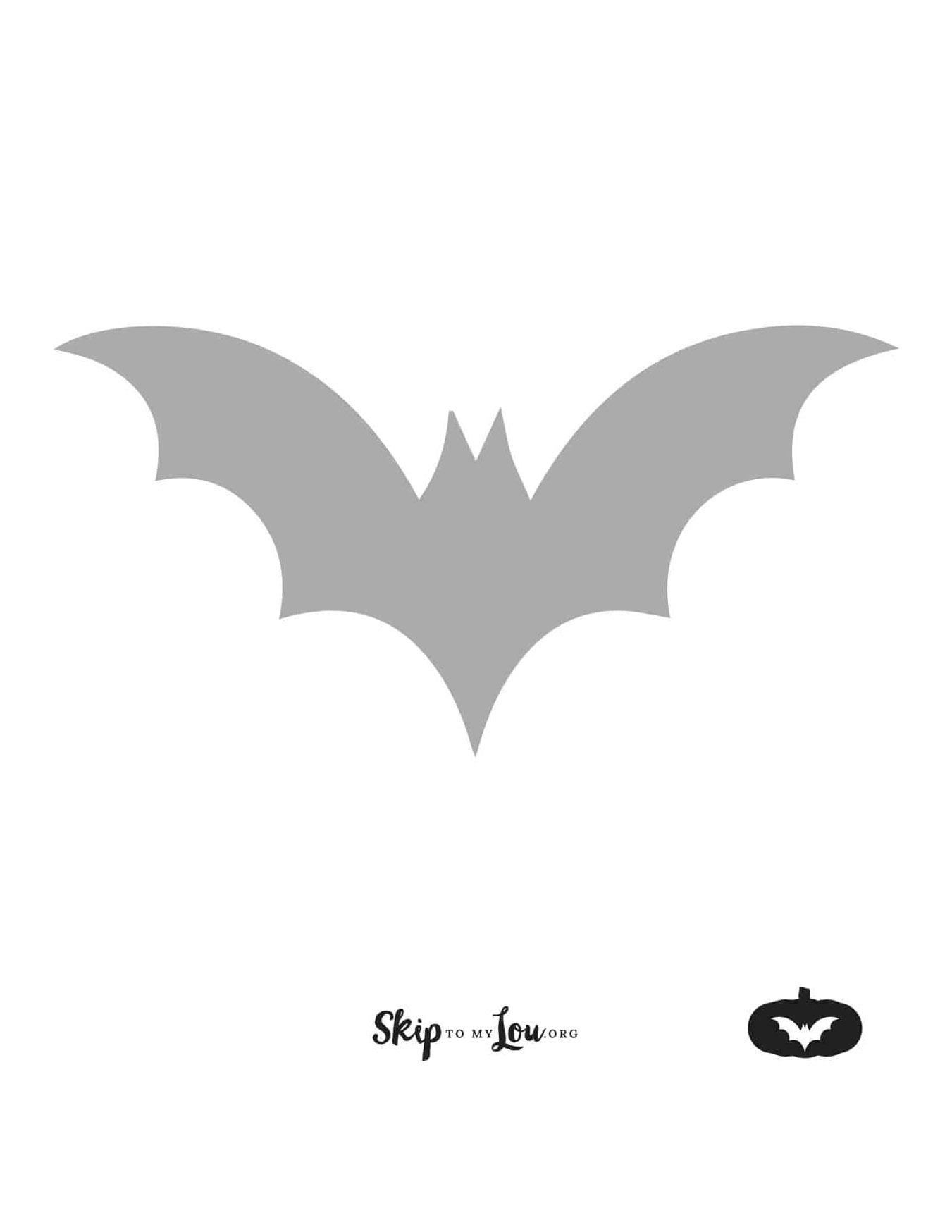 Bat (Free Pumpkin Stencil - Pumpkin Pattern - Pumpkin Template pertaining to Pumpkin Carving Stencils Printable Bat