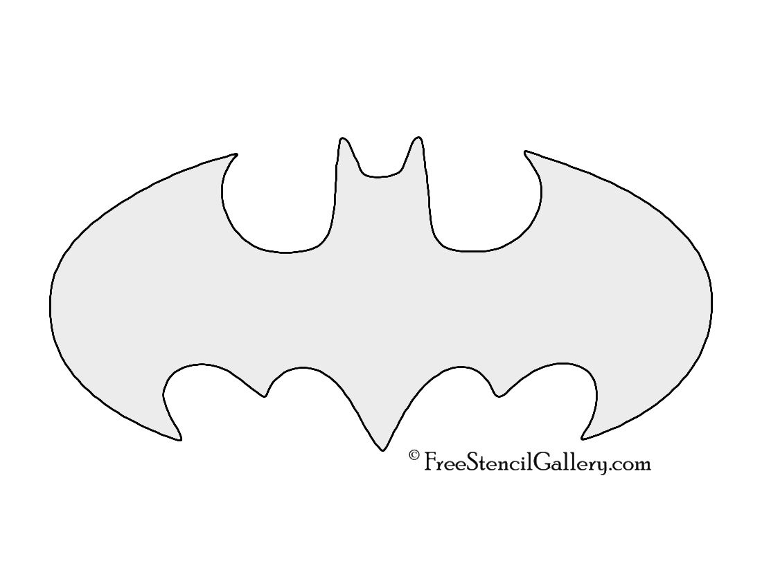 Batman Symbol Stencil for Pumpkin Carving Stencils Printable Batman