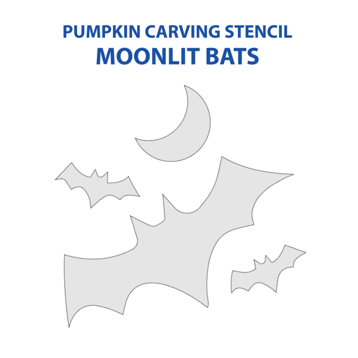 Free Printable Bat Pumpkin Stencils