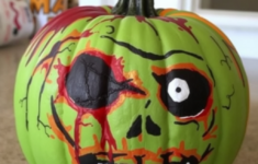 Best Zombie Pumpkin Painting Ideas | Vondy in Zombie Pumpkin Face Paint