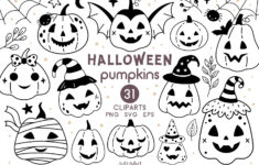 Black And White Halloween Pumpkin Clipart, Halloween Svg Png inside Black And White Pumpkin Printable
