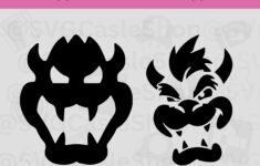 Bowser Stencil - Etsy for Printable Bowser Pumpkin Stencil