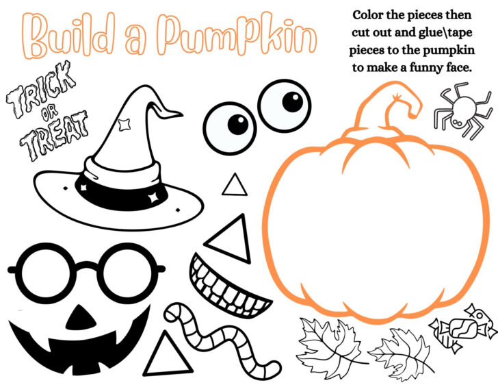 Build Your Own Pumpkin Printable