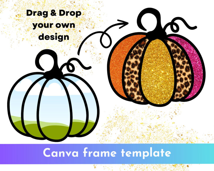 Pumpkin Picture Frame Printable