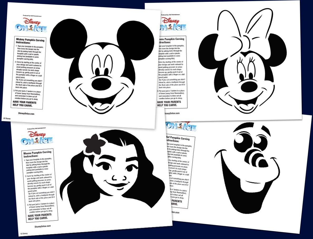 Carve Up Some Halloween Disney Magic! | Fun | The Official Site Of in Disney Pumpkin Cutouts Printable