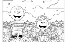 Charlie Brown &amp; Great Pumpkin Coloring Page Download regarding Great Pumpkin Charlie Brown Free Printables