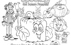 Coloring Sheets - Spookley The Square Pumpkin throughout Spookley The Square Pumpkin Printable Book