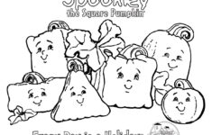 Coloring Sheets - Spookley The Square Pumpkin with Spookley The Square Pumpkin Free Printables