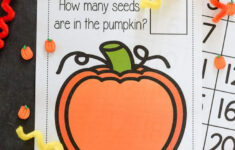 Counting Pumpkin Seeds Printable Math Activity throughout Counting Pumpkin Seeds Printable