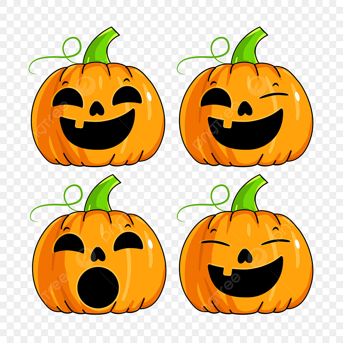 Cute Halloween Pumpkin Clipart Images | Free Download | Png in Cute Pumpkin Clipart Printable