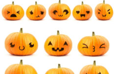 Cute Kawaii Pumpkin Carving Stencil For Halloween // Simple Printable  Patterns That Can Make Anyone Look Like A Pro - Etsy Norway with Cute Pumpkin Carving Printable