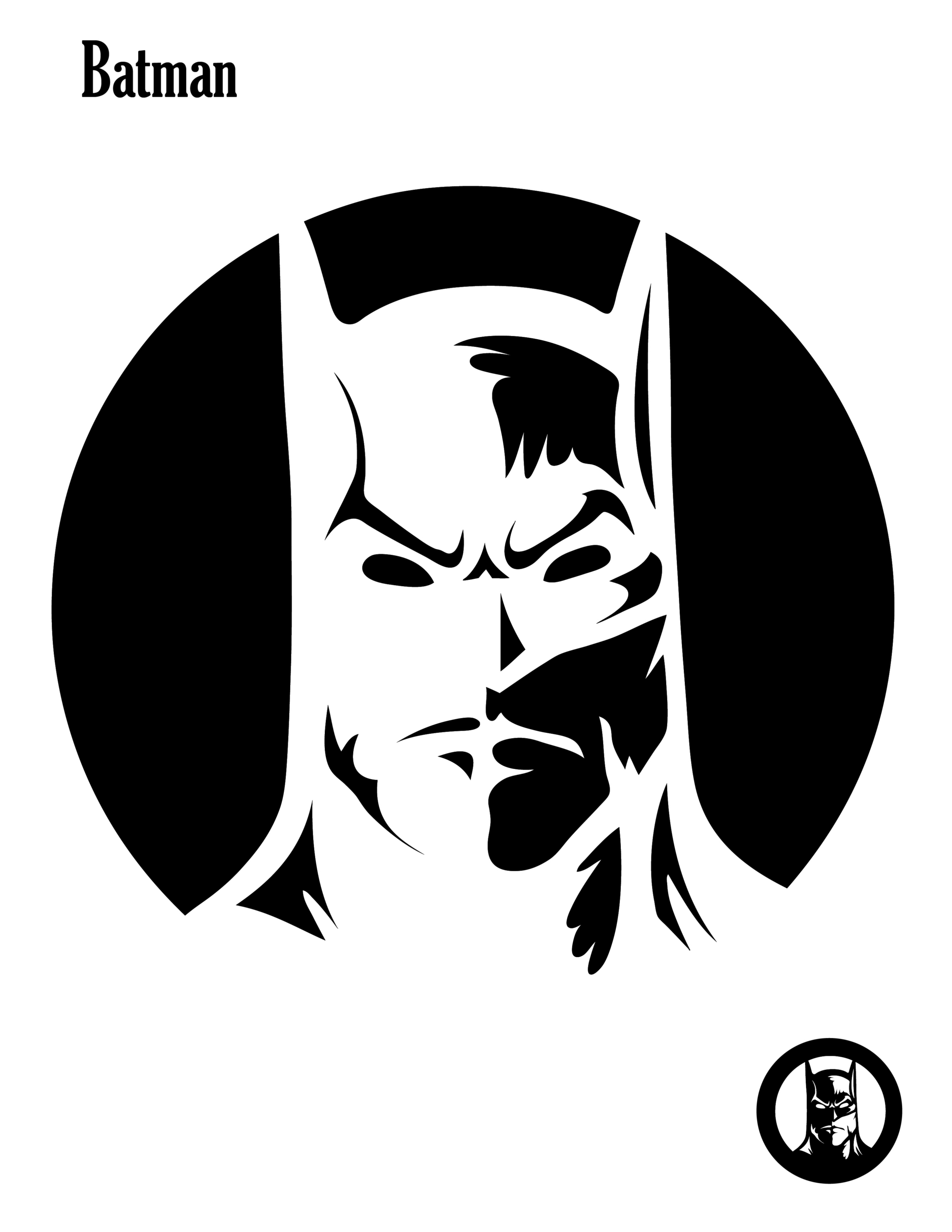 Dc: Batman (Free Pumpkin Stencil - Pumpkin Pattern - Pumpkin with regard to Free Printable Batman Pumpkin Carving Patterns
