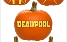 Deadpool Pumpkin Stencils: Free Marvel Halloween Printables with regard to Printable Deadpool Pumpkin Stencil