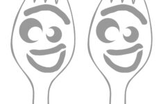 Disney Halloween Pumpkin Stencils Free - 15 Free Pdf Printables intended for Forky Pumpkin Stencil Printable