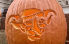 Dobby Is A Free Pumpkin!!!! : R/Harrypotter intended for Dobby Pumpkin Stencils Printable