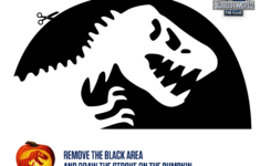 Download Your Jurassic Pumpkin Stencil – Jurassic World: The Game intended for Dinosaur Pumpkin Template Printable