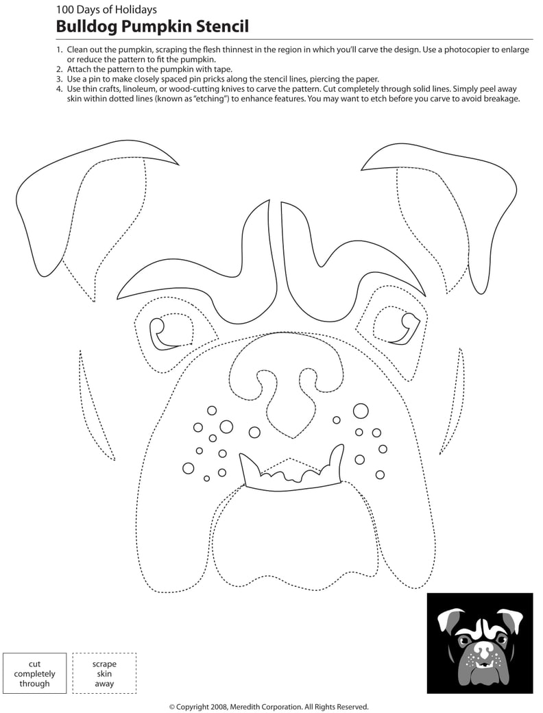 Downloadable Dog Breed Pumpkin Stencils | Ps Pets for Free Printable Pumpkin Carving Templates Dog