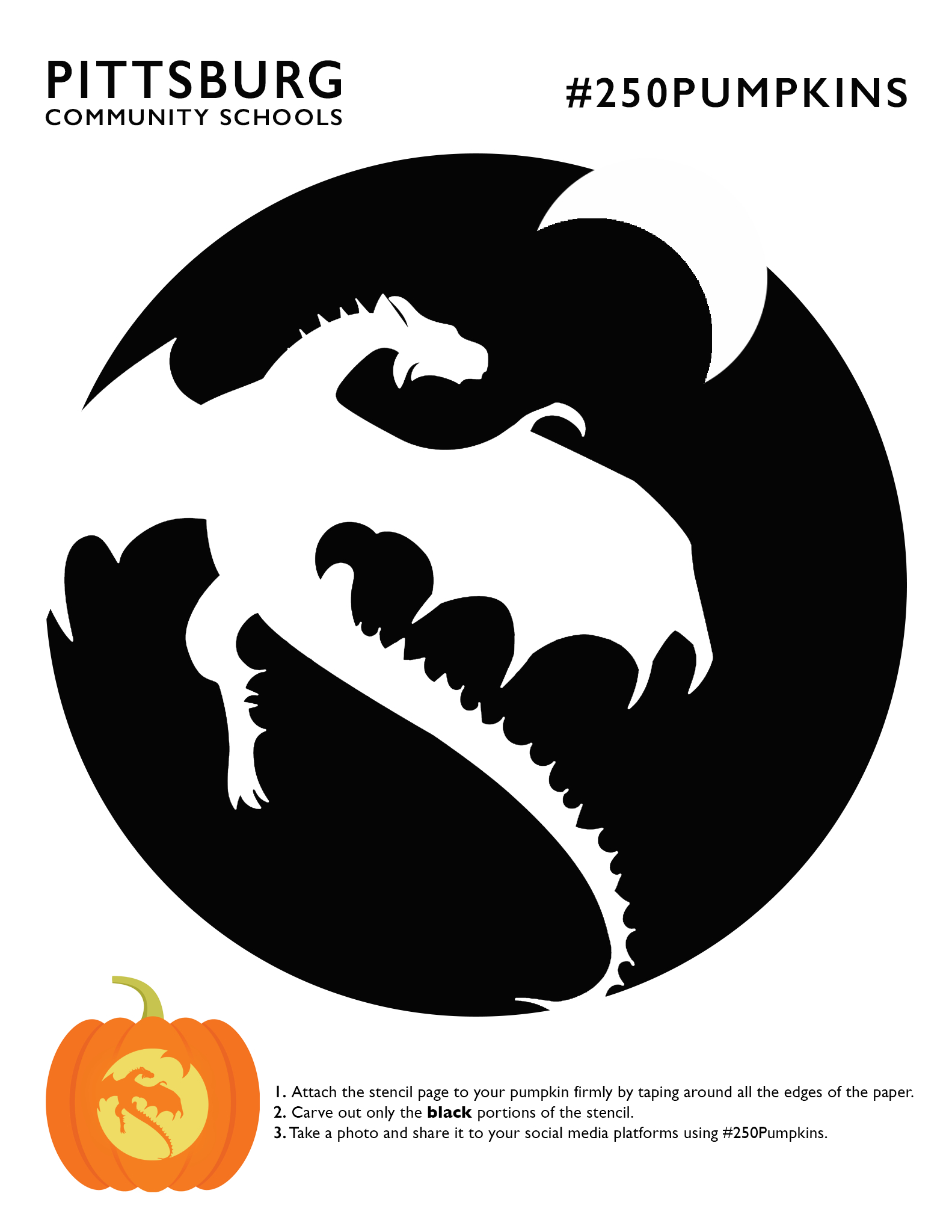Dragon (Free Pumpkin Stencil - Pumpkin Pattern - Pumpkin Template within Free Printable Dragon Pumpkin Stencils