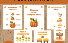 Dramatic Play/ Pretend Play/ Pumpkin Patch/ Preschool Printables with Pumpkin Patch Dramatic Play Printables