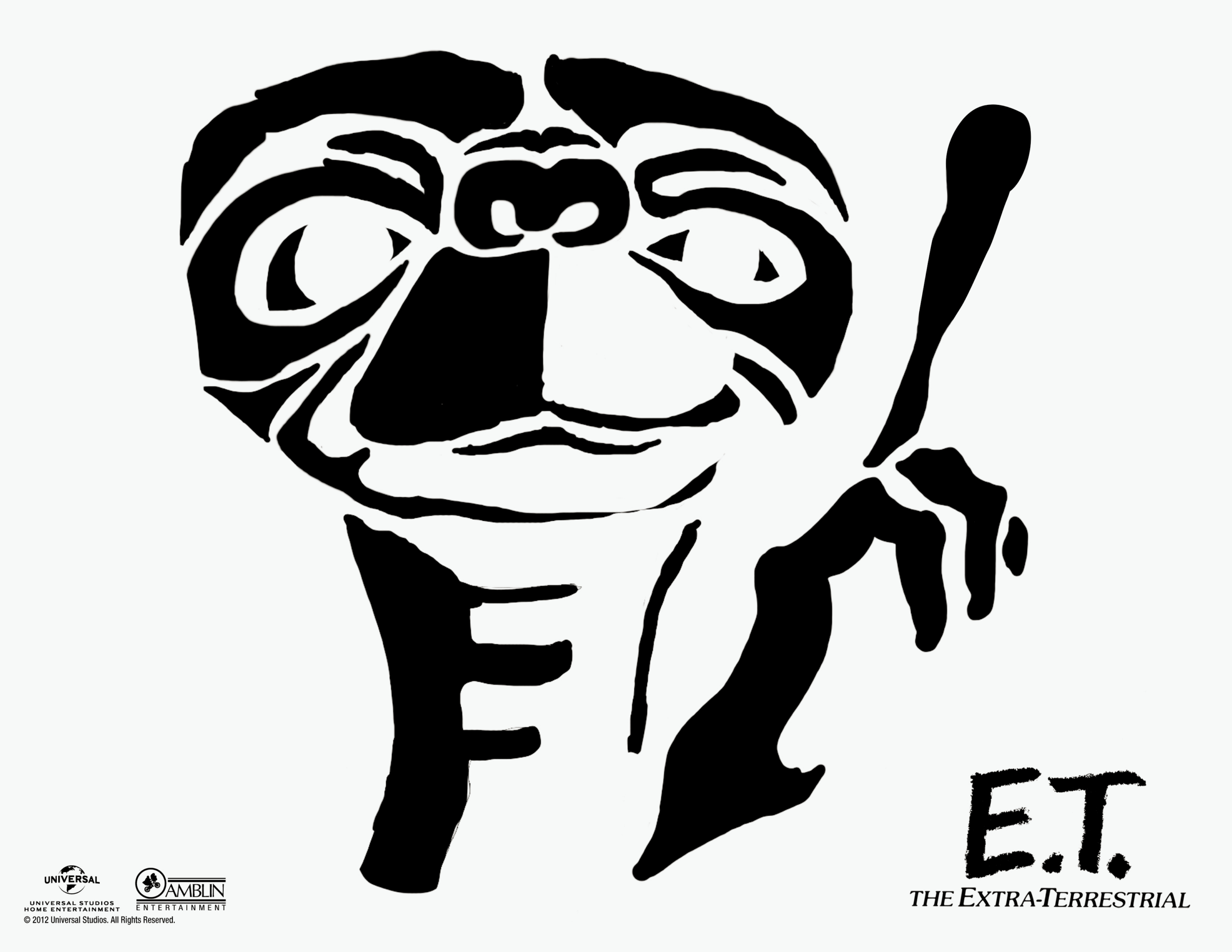 E.t. - Pumpkin Stencil - Pumpkin Pattern - Pumpkin Template - Jack pertaining to Et Pumpkin Stencil Printable