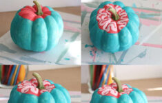 Easy Painted Pumpkins: How To Paint Simple Monster Faces - Aubree with Zombie Pumpkin Decorating Ideas