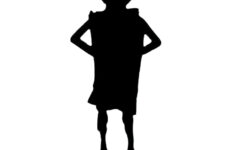 Epbot: Quick Craft: Diy "Honorary House Elf" Apron pertaining to Dobby Pumpkin Stencils Printable