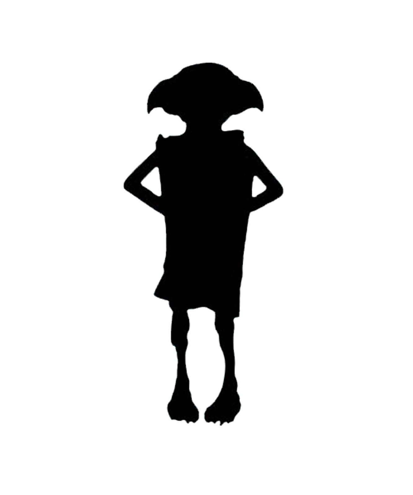 Epbot: Quick Craft: Diy "Honorary House Elf" Apron pertaining to Dobby Pumpkin Stencils Printable