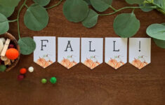 Fall/Autumn Banners {Free Printables!} - The Art Kit in Free Printable Pumpkin Banner