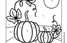 Fall Colornumber - Nature Inspired Learning - Worksheets Library throughout Color By Number Pumpkin Printable