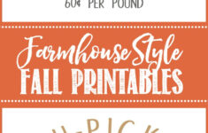 Farmhouse Style Free Printables - Clean And Scentsible throughout Farm Fresh Pumpkins Free Printable
