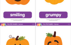 Five Little Pumpkins Flashcards - Super Simple for Printable 5 Little Pumpkins