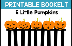 Five Little Pumpkins - Free Rhyme Booklet throughout Five Little Pumpkins Story Printable