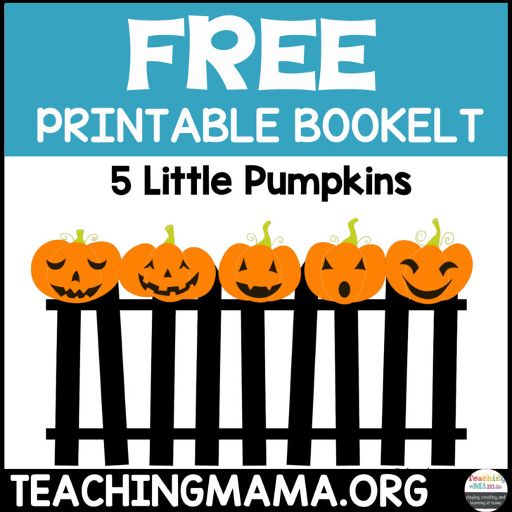 Free Printable Five Little Pumpkins Poem