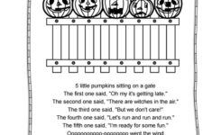 Five Little Pumpkins Printable Poem - Printable Party Favors in 5 Little Pumpkins Printable Free