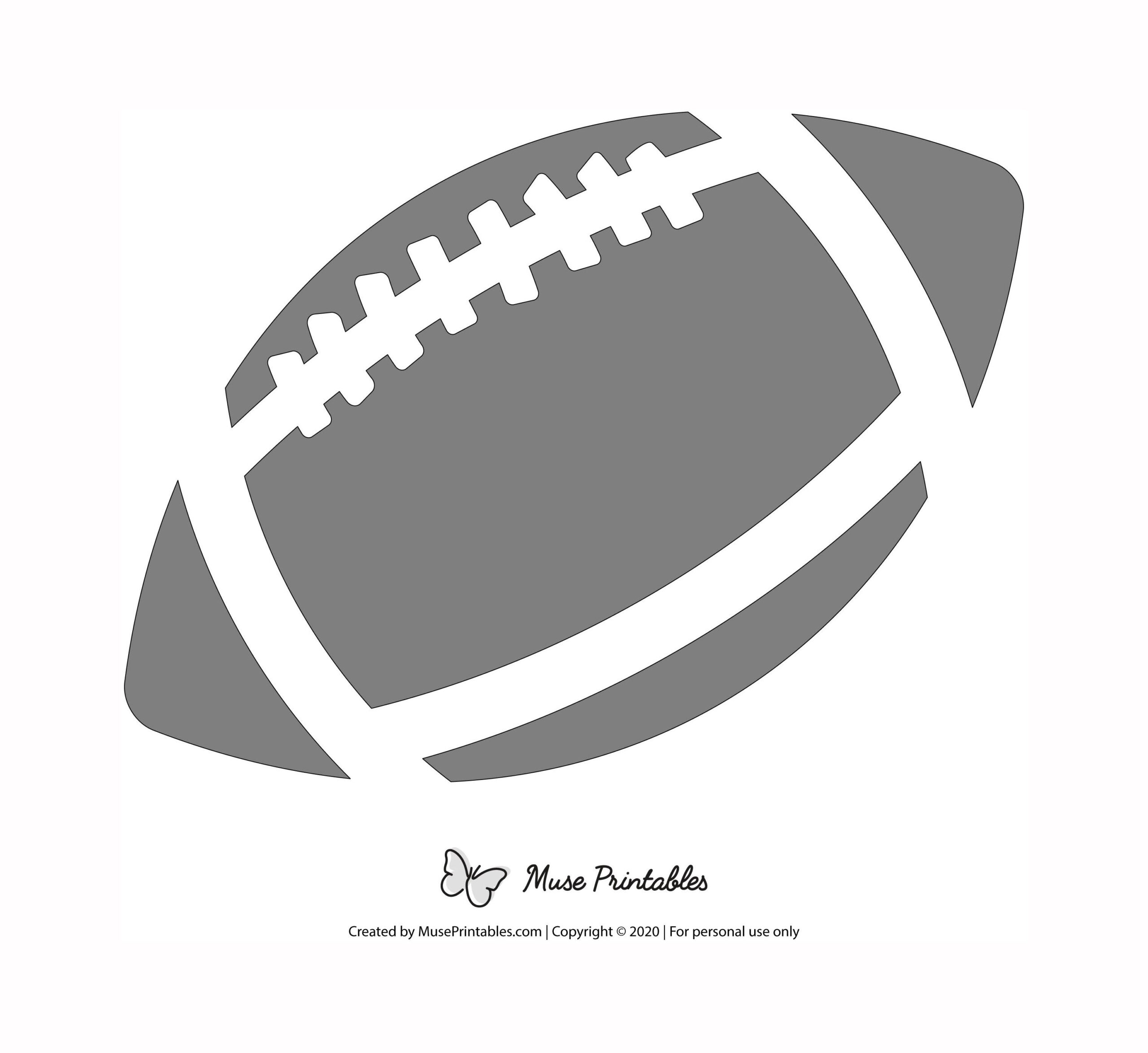 Football (Free Pumpkin Stencil - Pumpkin Pattern - Pumpkin pertaining to Nfl Pumpkin Stencils Free Printable