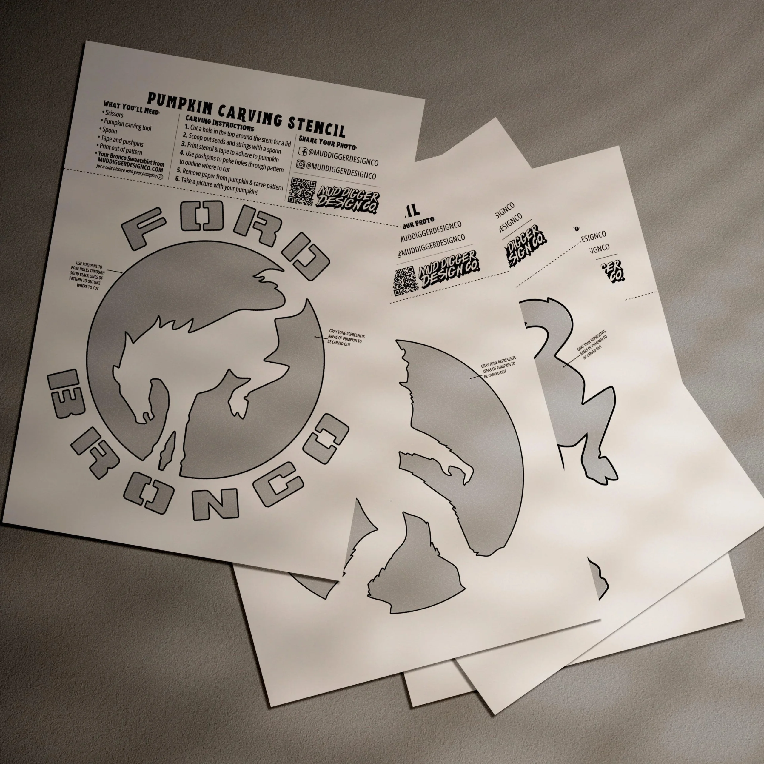 Free - Bronco Pumpkin Carving Stencils 🎃 | Bronco6G - 2021+ Ford regarding Denver Broncos Pumpkin Stencil Printable