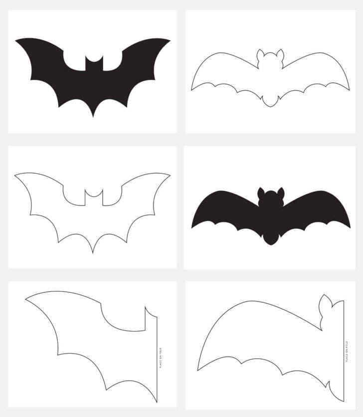 Printable Bat Stencils For Pumpkins Printable Bat Stencils For Pumpkins