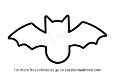 Free Printable Bat Templates (Small, Medium, And Large) - Cassie inside Printable Bat Stencils For Pumpkins