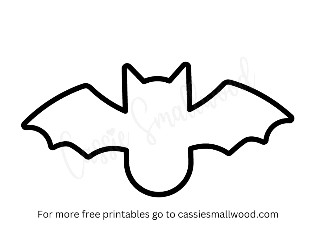 Free Printable Bat Templates (Small, Medium, And Large) - Cassie inside Printable Bat Stencils For Pumpkins
