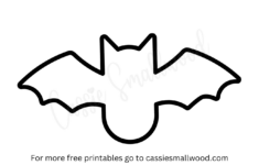 Free Printable Bat Templates (Small, Medium, And Large) - Cassie throughout Pumpkin Bat Template Printable