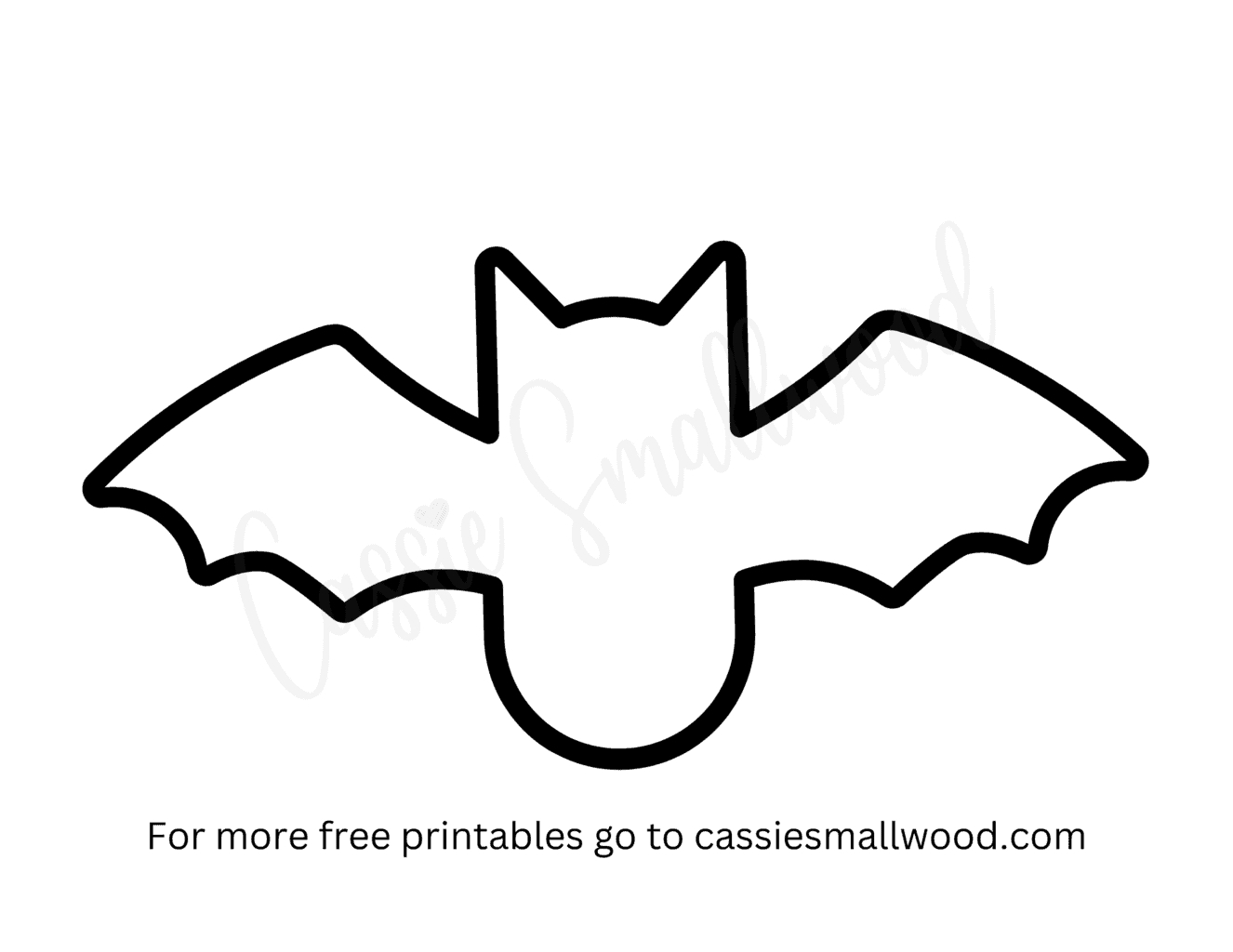 Free Printable Bat Templates (Small, Medium, And Large) - Cassie throughout Pumpkin Bat Template Printable