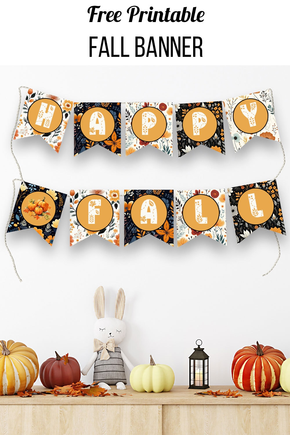 Free Printable Fall Banner regarding Free Printable Pumpkin Banner