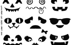 Free Printable Halloween Craftprint-Cut-Paste-Craft within Printable Halloween Faces Pumpkins