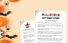 Free Printable Halloween Left Right Game inside Pass The Pumpkin Left Right Game Free Printable