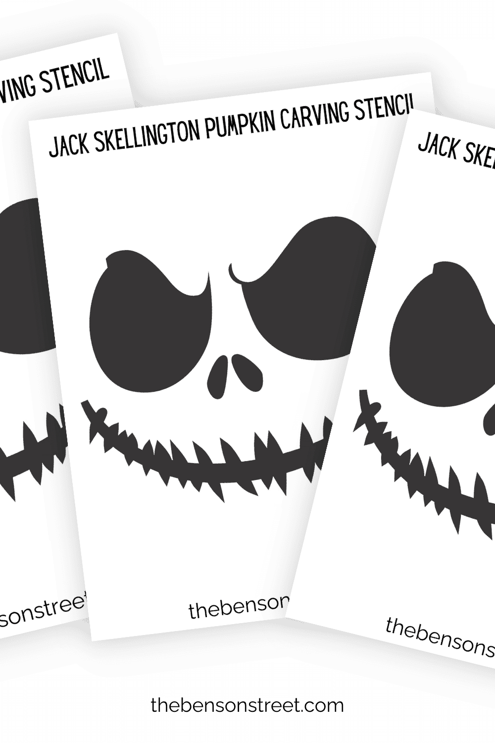 Free Printable Jack Skellington Pumpkin Stencil For Carving - The with regard to Free Printable Pumpkin Carving Patterns Jack Skellington