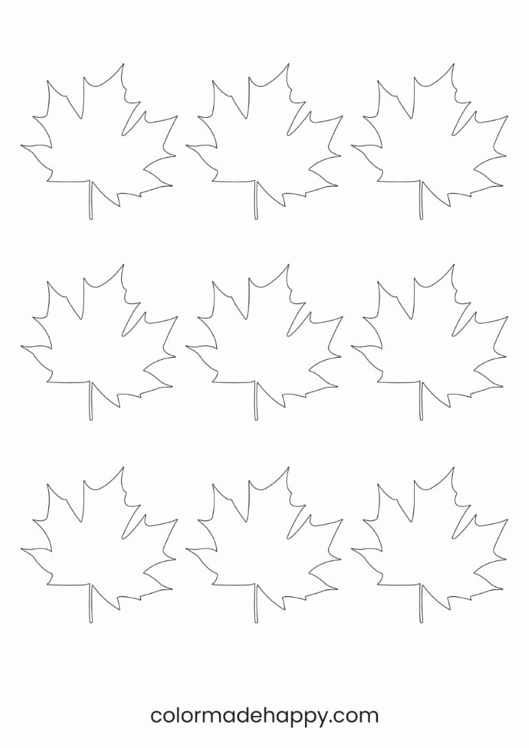 Free Printable Leaf Template intended for Free Printable Pumpkin Leaves